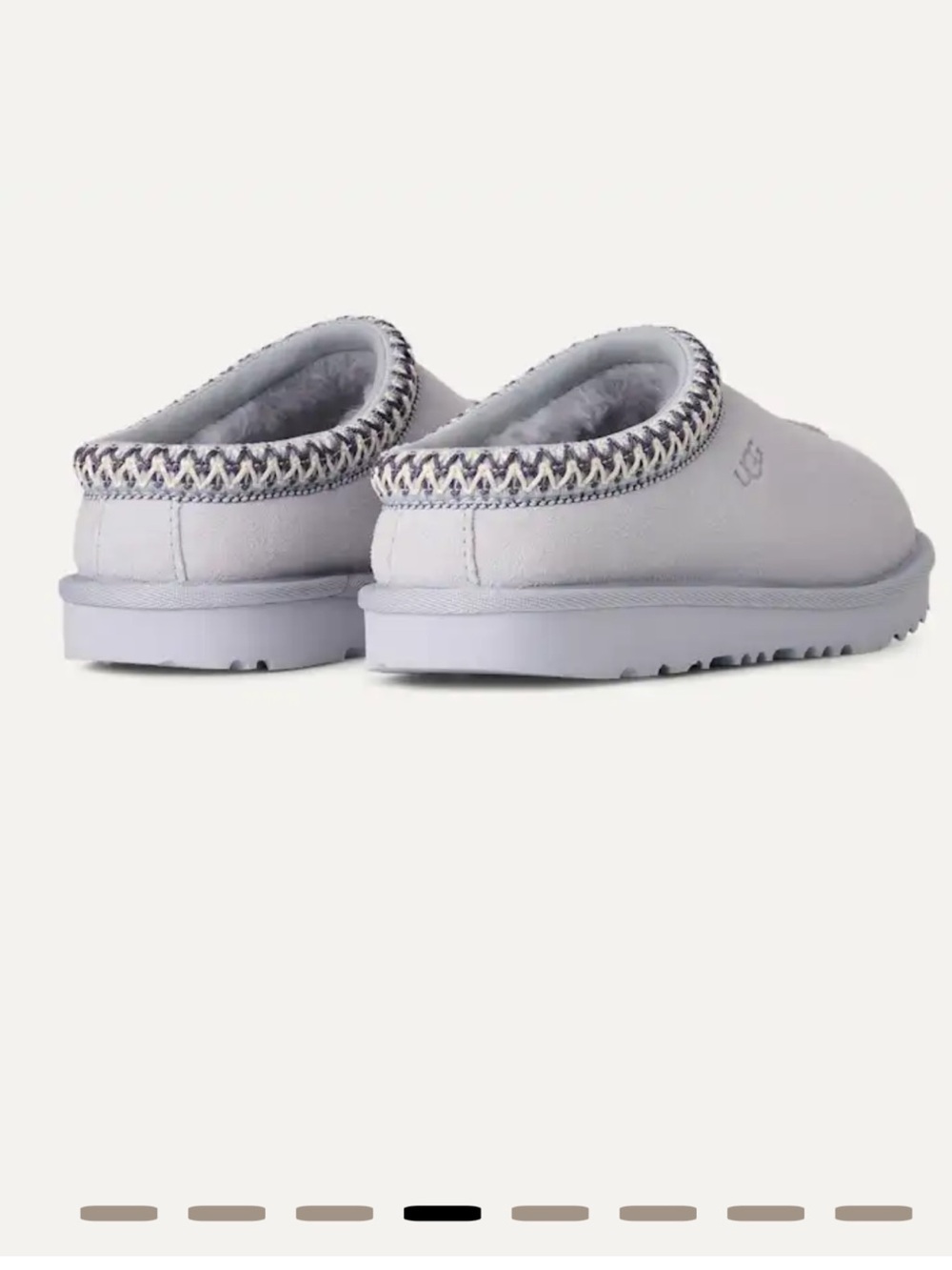 Authentic New Ugg Tasman Kids’ Size 6 (Women’s 7.5) Pretty Misty Wisteria Purple - Picture 9 of 10